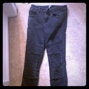 Free people size 25 black pants